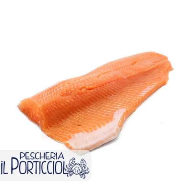 Filetto di trota salmonata - Pesce di acqua dolce - Pescheria il Porticciolo